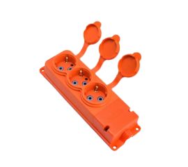 Rubber socket ByLion 3 16A IP44 orange