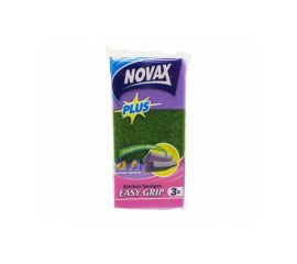 სამზარეულოს ღრუბელი  პროფილირებული Novax 3ც.