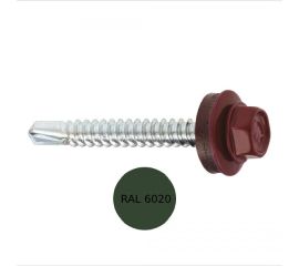 Self-tapping screw Wkret-met for roofing WF-48035- RAL 6020 250 pcs