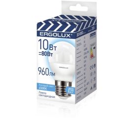 Lamp LED Ergolux E27 10W 4500K G45