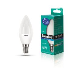 LED Lamp Camelion 8W С35 Е14 6500K