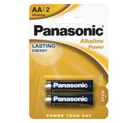 ელემენტი ალკალინური Panasonic Alkaline Power LR6 AA 2 2ც.