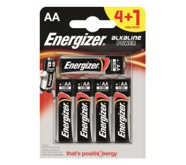 Battery Energizer 4+1 LR6 E91 BP5 AA Alkaline 5 pcs