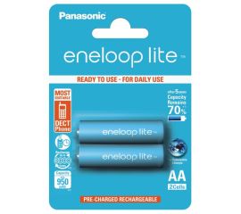 Nickel-metal hydride rechargeable battery Panasonic eneloop Lite AA 950mAh 2 pcs.