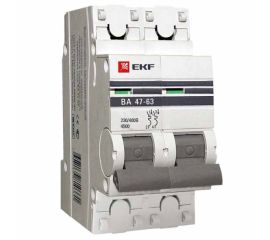 Автоматический выключатель EKF mcb4763-2-63C-pro C63