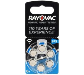 Hearing aid batteries  Rayovac Acoustic 6pcs