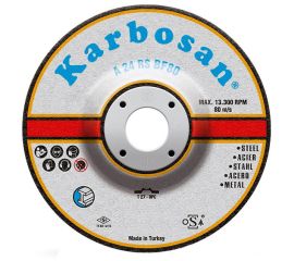 Шлифовальный диск для металла Karbosan 910570 180x6.4x22.23 мм