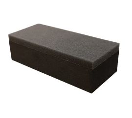 Hand sanding block soft Leo 80012B 90х40 mm black
