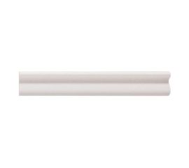 Extruded ceiling plinth Solid C11/25 white 25x21x2000 mm
