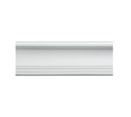 Extruded ceiling plinth Solid C16/80 white 80x80x2000 mm