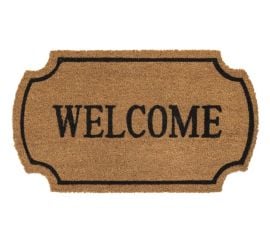 Rug Hamat Ruco Shape Welcome natural 40x70 cm