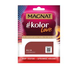 Краска-тест интерьерная Magnat Kolor Love 25 мл KL34 красная