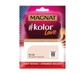 საღებავი-ტესტი ინტერიერის Magnat Kolor Love 25 მლ KL36 მოხალული ნუში