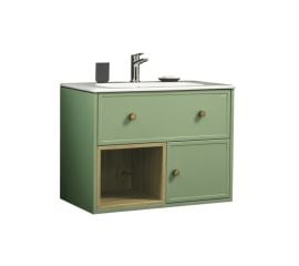 Bathroom furniture with washbasin MARTAT Valeria 80 Green