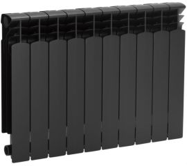 Sectional radiator, aluminum KFA Armatura G500F black