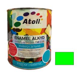 Enamel alkyd Universal ATOLL ПФ-115 light-green 2.6 kg