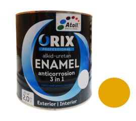 Эмаль-экспресс ORIX HAMMER 3 в 1 (антикоррозионная)золотой орех 0,7 кг