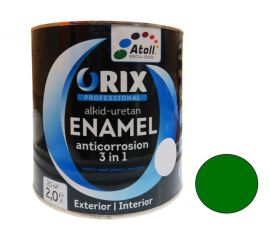 ემალი ORIX METALLIC  3-1ში (ანტიკოროზ) მწვანე 0,7 კგ