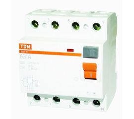 დენის დაცვის მოწყობილობა TDM 4P 63A