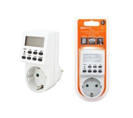 Electronic socket timer TDM ТРЭ-01 SQ1506-0002