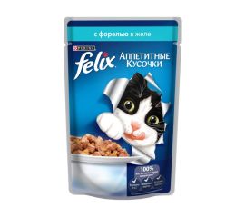 Корм для кошек Felix мясо форели 75г