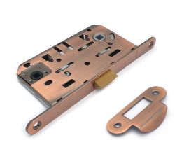 Silent mortise lock Soller 600WC-AC copper without key for latch