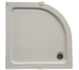 Shower tray  oval Blackline 90x90x13