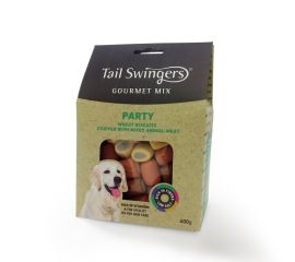 ძაღლის საკვები Pet Interest Tailswingers Gourmet Mix Party Biscuits 400 გ