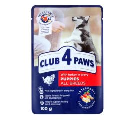 Jelly 4 Paws puppy with turkey meat 0,1 kg