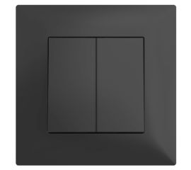 Switch without frame Legrand 768306 2 key black