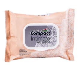 Wet wipes for intimate hygiene Compact 25 pcs