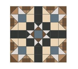 Floor tile Super Ceramica VICTORIA MULTICOLOR GRES 45X45cm