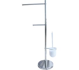 Toilet brush with paper towel holder MSV 141308