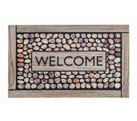 Коврик Hamat Residence Welcome framed pebbles 45x75 см