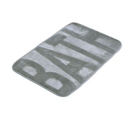 Bath mat Bisk 07899 40x60 cm grey