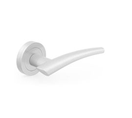 Door handle rossete Metal-Bud IDEA ZION with cylinder cover SNOSY