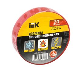 Insulating tape IEK Red 20 m