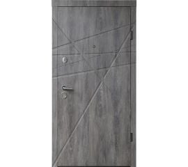 Дверь металлическая внутреннее открывание STRAJ Sierra 950x2200mm L бетон темный