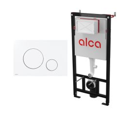 Installation system for suspended toilet Alcadrain AM101/1120 + button M670