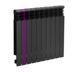 Sectional aluminum radiator KFA G600F black