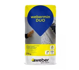 ბათქაში ფასადის ჰიდროსაიზოლაციო Weber Webermin DUO 3-3.5 მმ 25 კგ
