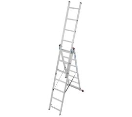 Aluminium ladder Krause Corda 010377 3x7