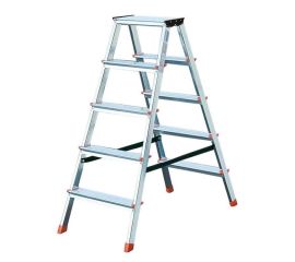 Aluminium ladder Krause Dopplo 120410 2x5 105 cm
