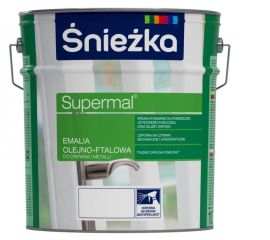 Enamel oil-phthalic Sniezka Supermal 5 l glossy white
