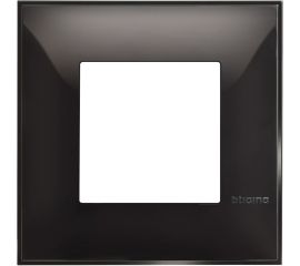 Frame Bticino 2 module black Classia