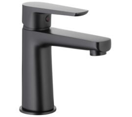 Washbasin faucet KFA Narva black with Click-Clack siphon