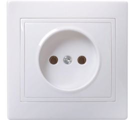 Power socket without grounding IEK ERK13-K01-10-DM 1 white