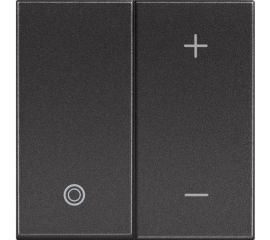 Dimmer without frame Bticino 2 module black white Classia