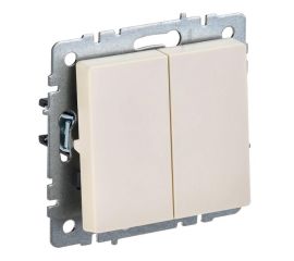 Switch pass-through without frame IEK BRITE 2 10A VS10-2-6-BrB