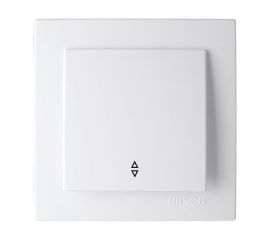 Switch pass-through Nilson TOURAN 24111007 1 key white